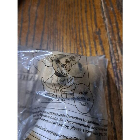 Vintage Taco Bell Applause Toy Plush Toy Chihuahua Yo Quiero Taco Bell w Package - Picture 6 of 6